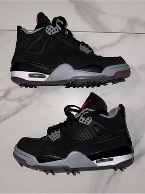 2021 Air Jordan 4 Golf Bred Size 5 Men’s / 6.5 Women’s